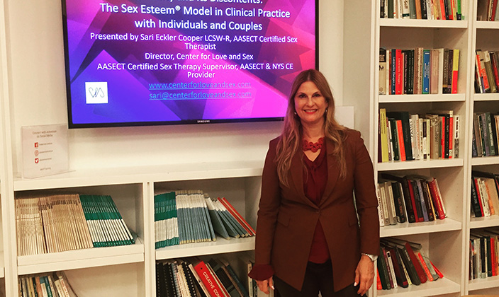 Sari Presenting at Ackerman Institute